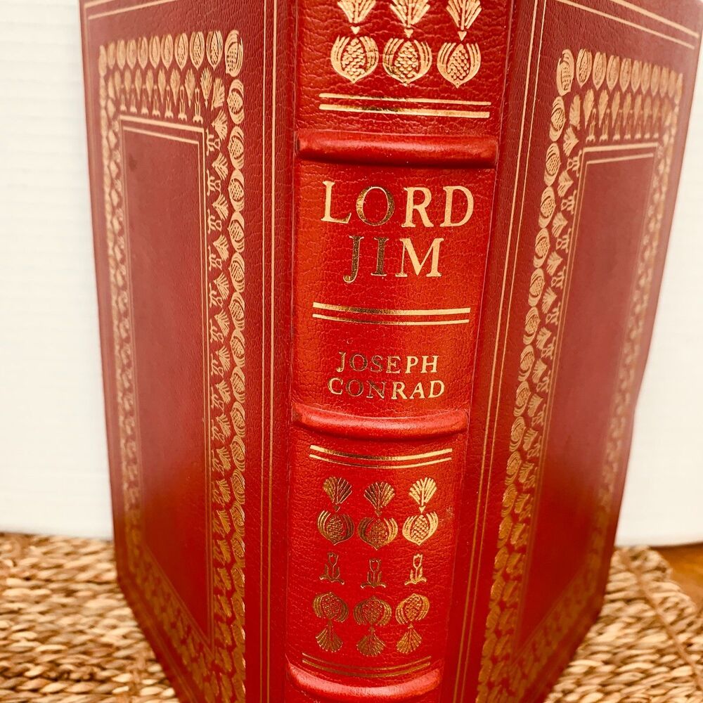 LORD JIM 1977 Joseph Conrad Leather Franklin Library Collector Leather Novel